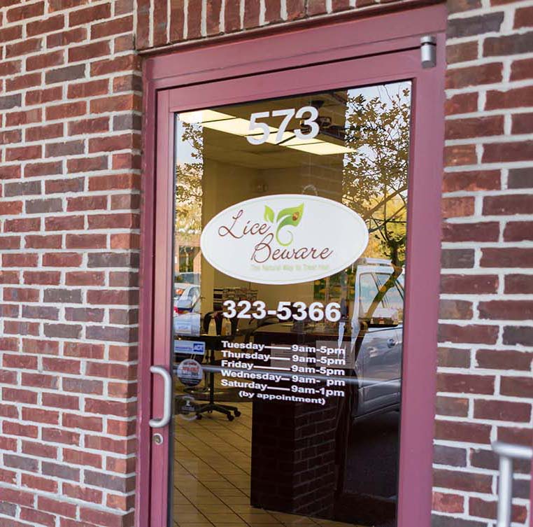 Lice Beware clinic storefront at 573 Belle Station Blvd, Mt. Pleasant, SC